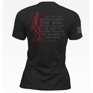 Nine Line Apparel Women’s Ephesians 6:11 Corey Comperatore Short Sleeve Tee